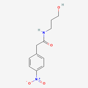 N-(3-Hydroxy-propyl)-2-(4-nitro-phenyl)-acetamide