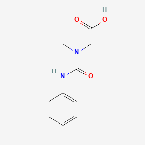 molecular formula C10H12N2O3 B8499828 N-methyl-N-carboxymethyl-N'-phenylurea 