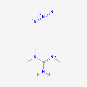 molecular formula C5H14N6 B8499839 Tetramethylguanidinium azide 