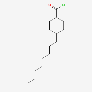 molecular formula C15H27ClO B8499882 4-Octylcyclohexane-1-carbonyl chloride CAS No. 80022-86-2