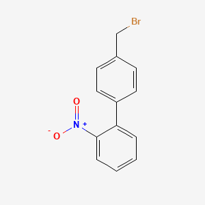 B8499935 1,1'-Biphenyl, 4'-(bromomethyl)-2-nitro- CAS No. 114772-39-3