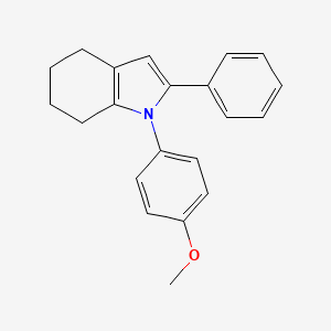 B8500019 1-(4-Methoxyphenyl)-2-phenyl-4,5,6,7-tetrahydroindole CAS No. 52351-43-6