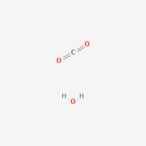 molecular formula CH2O3 B8500060 Carbon dioxide water CAS No. 27592-78-5