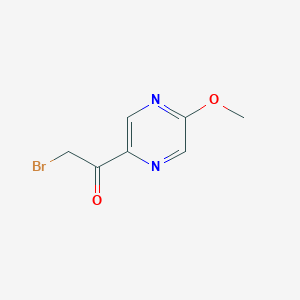 2-Bromo-1-(5-methoxypyrazin-2-yl)ethanone