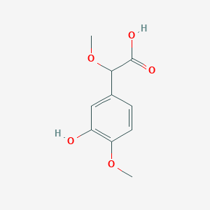 (RS)-(3-hydroxy-4-methoxy-phenyl)-methoxy-acetic acid