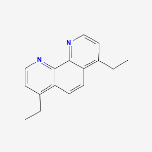molecular formula C16H16N2 B8500202 4,7-Diethyl-1,10-Phenanthroline CAS No. 39816-60-9