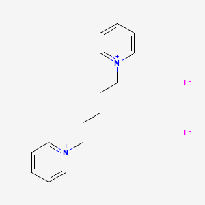 molecular formula C15H20I2N2 B8500255 N,N'-Pentane-1,5-diyl-bis-pyridinium Diiodide CAS No. 62455-38-3
