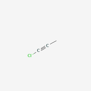 molecular formula C3H3Cl B8500285 1-Chloroprop-1-yne CAS No. 7747-84-4