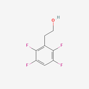 molecular formula C8H6F4O B8500294 2-(2,3,5,6-Tetrafluorophenyl)ethan-1-ol 
