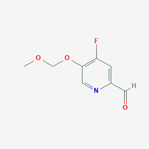 4-Fluoro-5-(methoxymethoxy)pyridine-2-carbaldehyde