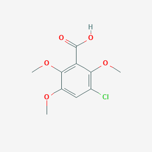 3-Chloro-2,5,6-trimethoxybenzoic acid