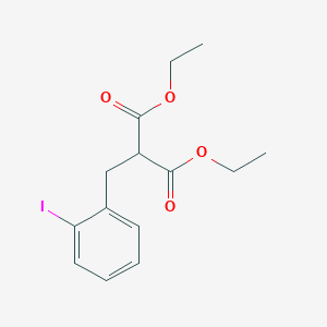 molecular formula C14H17IO4 B8500409 (2-Iodobenzyl)malonic acid diethyl ester CAS No. 111373-31-0