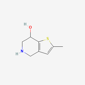 molecular formula C8H11NOS B8500447 2-Methyl-4,5,6,7-tetrahydrothieno[3,2-c]pyridin-7-ol 