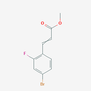 Methyl 3-(4-bromo-2-fluorophenyl)acrylate