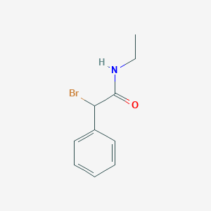 molecular formula C10H12BrNO B8500524 2-bromo-N-ethyl-2-phenyl-acetamide 