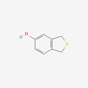 molecular formula C8H8OS B8500577 1,3-Dihydro-2-benzothiophen-5-ol 