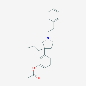 B085006 3-(1-Phenethyl-3-propyl-3-pyrrolidinyl)phenol acetate CAS No. 13712-53-3