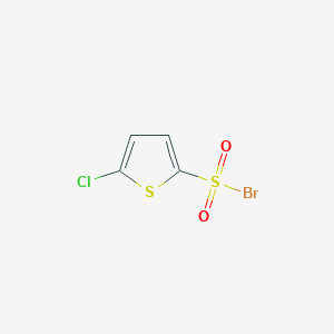 molecular formula C4H2BrClO2S2 B8500682 5-Chloro-2-thiophenesulfonyl Bromide 
