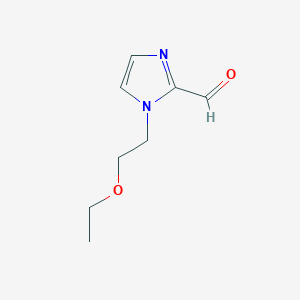 molecular formula C8H12N2O2 B8500697 1-(2-ethoxyethyl)-1H-imidazole-2-carbaldehyde 