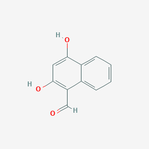 molecular formula C11H8O3 B8500750 2, 4-Dihydroxy-1-naphthaldehyde 