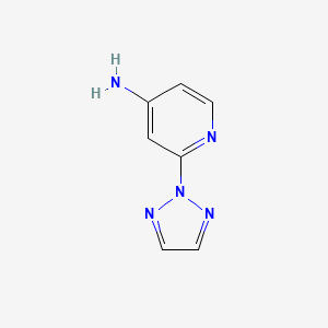 2-(2H-1,2,3-triazol-2-yl)pyridin-4-amine