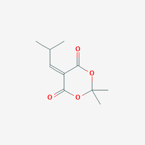 1,3-Dioxane-4,6-dione, 2,2-dimethyl-5-(2-methylpropylidene)-