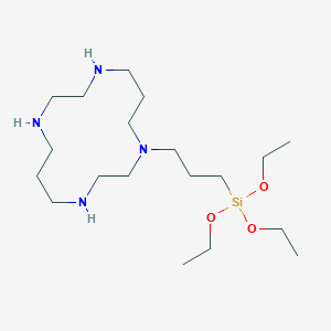 B8500826 1-[3-(Triethoxysilyl)propyl]-1,4,8,11-tetraazacyclotetradecane CAS No. 232280-47-6