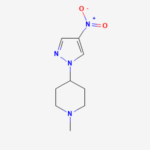 1-methyl-4-(4-nitro-1H-pyrazol-1-yl)piperidine
