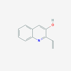 molecular formula C11H9NO B8500863 2-Vinylquinolin-3-ol 