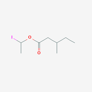 B8500872 1-Iodoethyl 3-methylpentanoate CAS No. 89296-67-3
