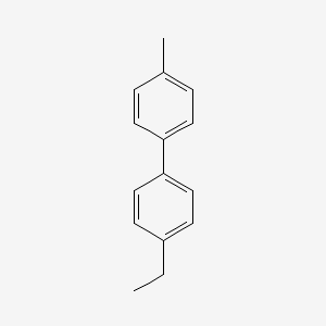 molecular formula C15H16 B8501005 1,1'-Biphenyl, 4-ethyl-4'-methyl- CAS No. 76708-90-2