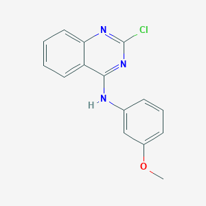 molecular formula C15H12ClN3O B8501038 (2-Chloro-quinazolin-4-yl)-(3-methoxy-phenyl)-amine 