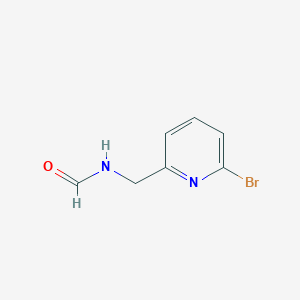 molecular formula C7H7BrN2O B8501057 N-((6-bromopyridin-2-yl)methyl)formamide 