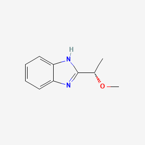 molecular formula C10H12N2O B8501185 (S)-2-(1-methoxyethyl)-1H-benzo[d]imidazole 
