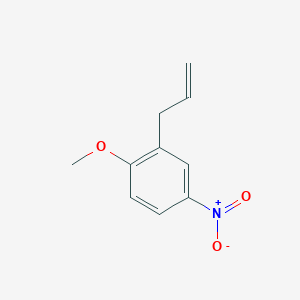 molecular formula C10H11NO3 B8501215 2-Allyl-4-nitroanisole 