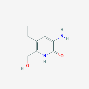 3-amino-5-ethyl-6-(hydroxymethyl)-1H-pyridin-2-one