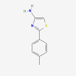 molecular formula C10H10N2S B8501322 2-(4-Methylphenyl)-4-thiazolamine 