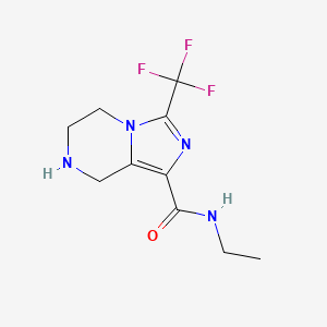 Imidazo[1,5-a]pyrazine-1-carboxamide,n-ethyl-5,6,7,8-tetrahydro-3-(trifluoromethyl)-