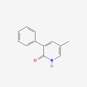 molecular formula C12H11NO B8501352 5-Methyl-3-phenylpyridin-2(1H)-one CAS No. 53428-05-0