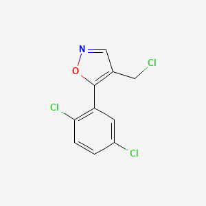 4-Chloromethyl-5-(2,5-dichlorophenyl)isoxazole