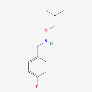 n-(4-Fluorobenzyl)-o-isobutyl-hydroxylamine