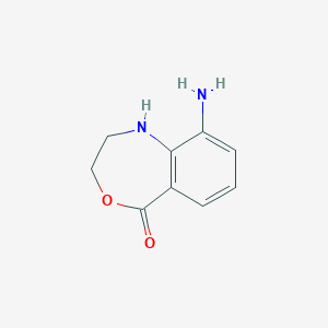 9-Amino-2,3-dihydro-4,1-benzoxazepin-5(1H)-one