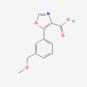 molecular formula C12H11NO4 B8501424 5-(3-Methoxymethyl-phenyl)-oxazole-4-carboxylic acid 