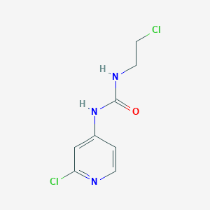 molecular formula C8H9Cl2N3O B8501463 1-(2-Chloroethyl)-3-(2-chloro-pyridin-4-yl) urea 