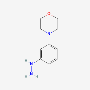 molecular formula C10H15N3O B8501470 (3-Morpholin-4-yl-phenyl)-hydrazine 