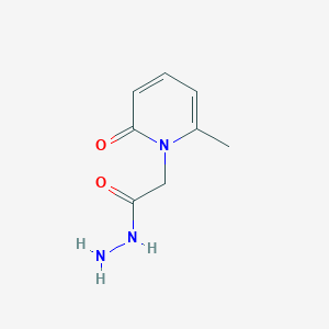 molecular formula C8H11N3O2 B8501481 (6-Methyl-2-oxo-2h-pyridin-1-yl)-acetic acid hydrazide 
