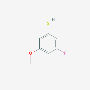 molecular formula C7H7FOS B8501485 3-Fluoro-5-methoxybenzenethiol 