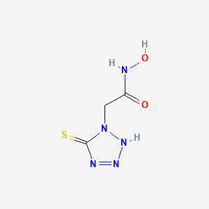molecular formula C3H5N5O2S B8501512 N-Hydroxy-2-(5-sulfanylidene-2,5-dihydro-1H-tetrazol-1-yl)acetamide CAS No. 88710-10-5