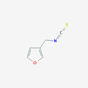 molecular formula C6H5NOS B8501557 3-(Isothiocyanatomethyl)furan 