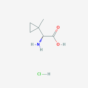 2-(1-Methylcyclopropyl)glycine hydrochloride, (R)-